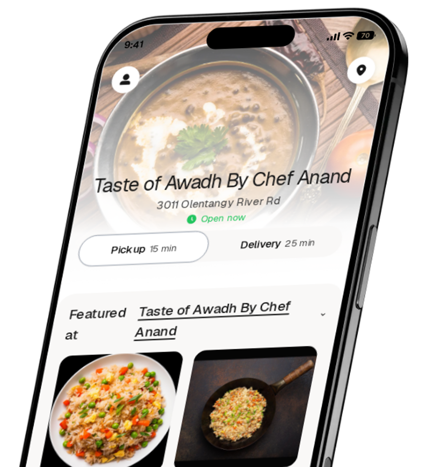 Taste of Awadh By Chef Anand app preview